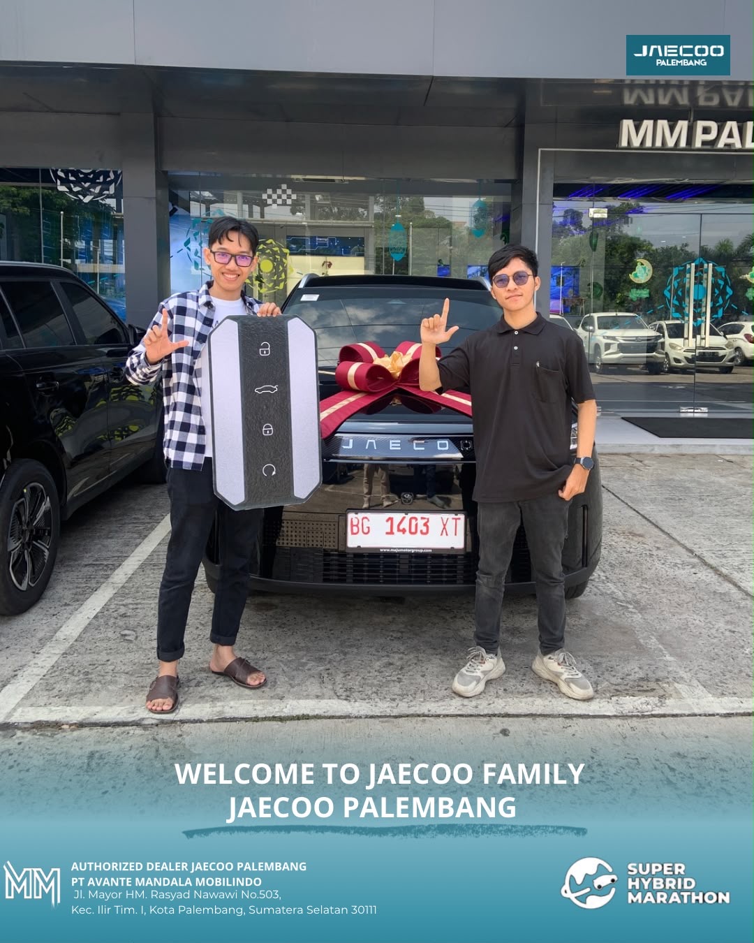 Customer delivery JAECOO J5 Premium Palembang