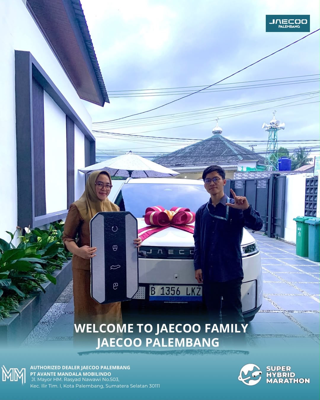 Customer delivery JAECOO J5 Premium Palembang