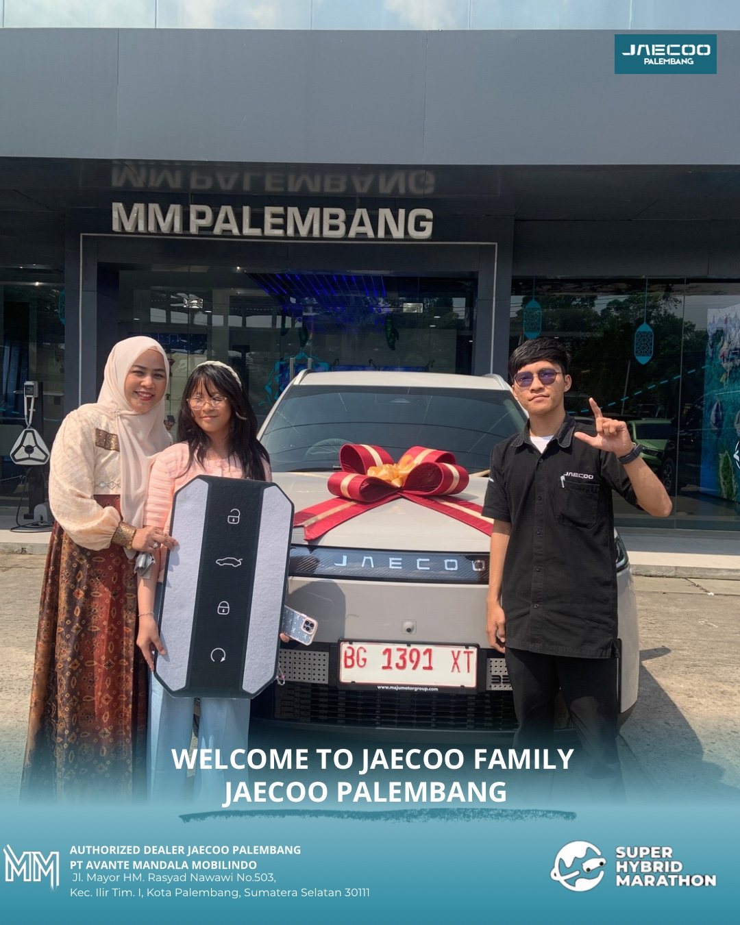 Customer delivery JAECOO J5 Premium Palembang